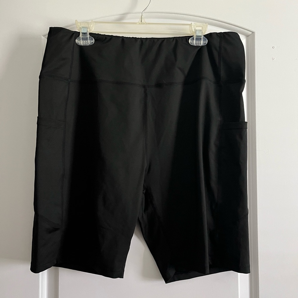 🚨3 for $15🚨 TWO (2) Black Bike Shorts